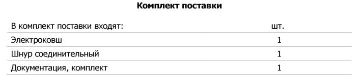 Технические характеристики